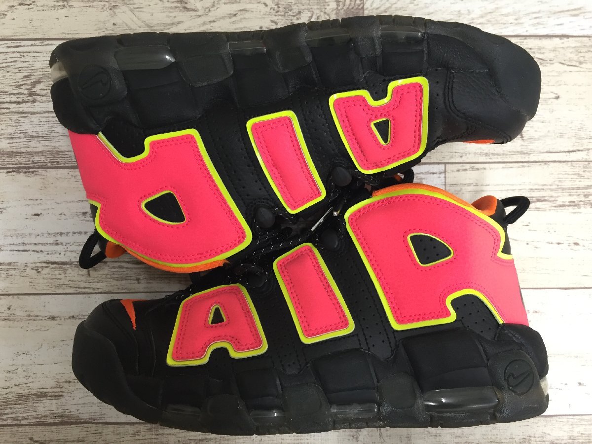 148BH NIKE WMNS AIR MORE UPTEMPO HOT PUNCH 917593-002 ナイキ【中古】_画像8