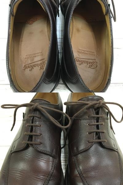 153B Paraboot AVIGNON GRIFF 2 705112 MARRON LIS CAFE パラブーツ【中古】_画像5