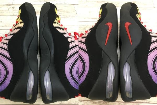 148B Supreme × NIKE AIR BAKIN Black Multi DX3292-001 シュプリーム ナイキ【中古】_画像7