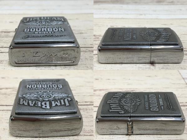 161A JIM BEAM Zippo BOURBON WHISKEY ジムビーン ジッポ ライター【未使用】の画像2