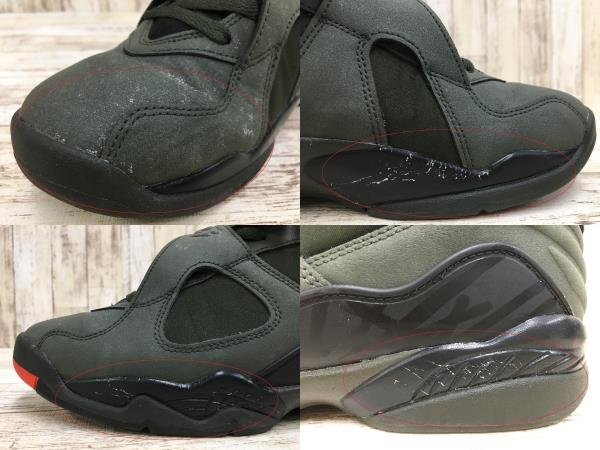 148B UNDEFEATED × NIKE AIR JORDAN 8 RERO TAKE FLIGHT 305381-305 ナイキ ジョーダン 【中古】の画像9