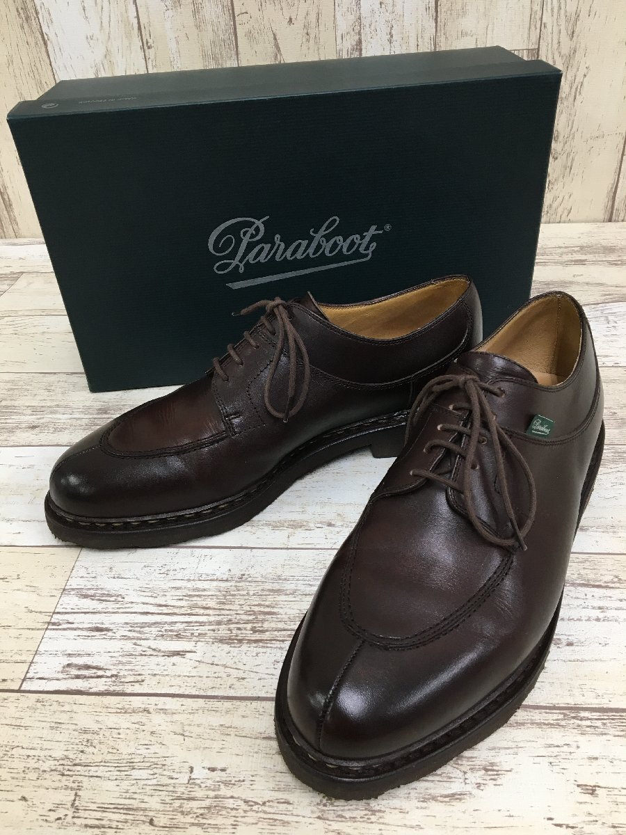 153B Paraboot AVIGNON GRIFF 2 705112 MARRON LIS CAFE パラブーツ【中古】_画像1