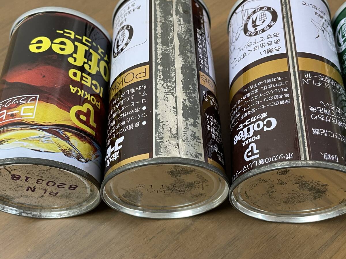 5点 セット 昭和レトロ 空き缶 コーヒー缶 POKKA ポッカ コーヒー まとめ 空缶 の画像6