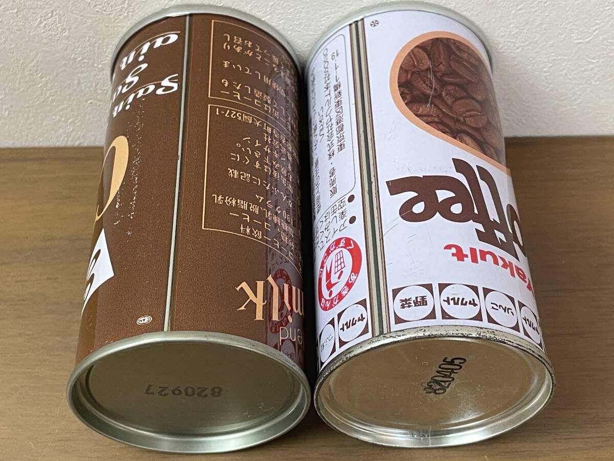 ２点 セット 昭和レトロ 空き缶 コーヒー缶 ヤクルト Sain サイン コーヒー まとめ 空缶_画像5