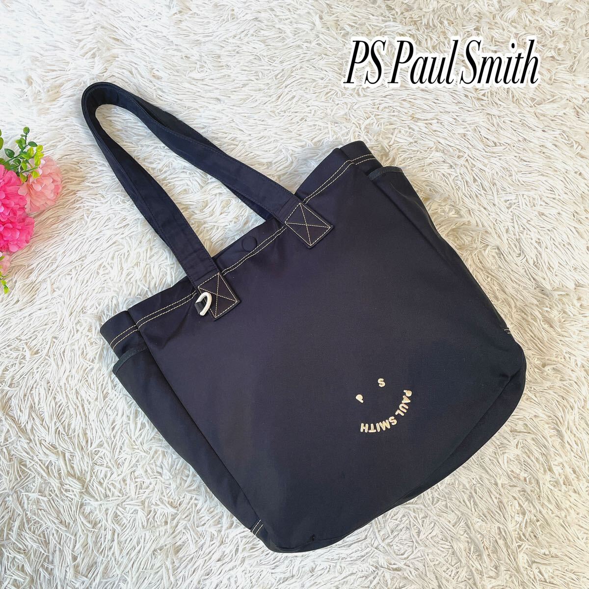 【美品】PS Paul Smith ポールスミス　ハッピートートバッグ　男女_画像1