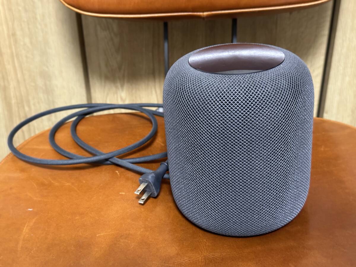 1円〜 Apple HomePod - スペースグレイ 第1世代_画像1