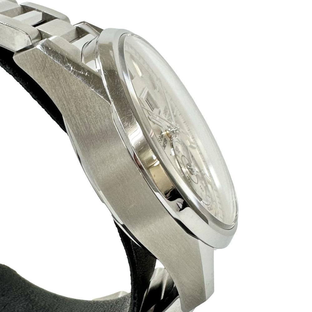 タグホイヤー カレラ キャリバー８グランドデイト GMT WAR5011 裏スケ 腕時計 ステンレス 自動巻き シルバー文字盤 メンズ_画像3