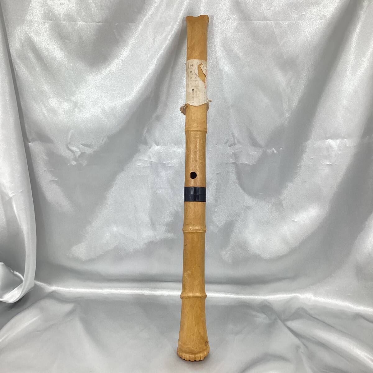 【保管品】尺八 約54cm 下直径約5cm 樹脂製 和楽器 古楽器 縦笛 flute 吹奏 管器 本体のみ 現状渡し 【H 973】_画像3