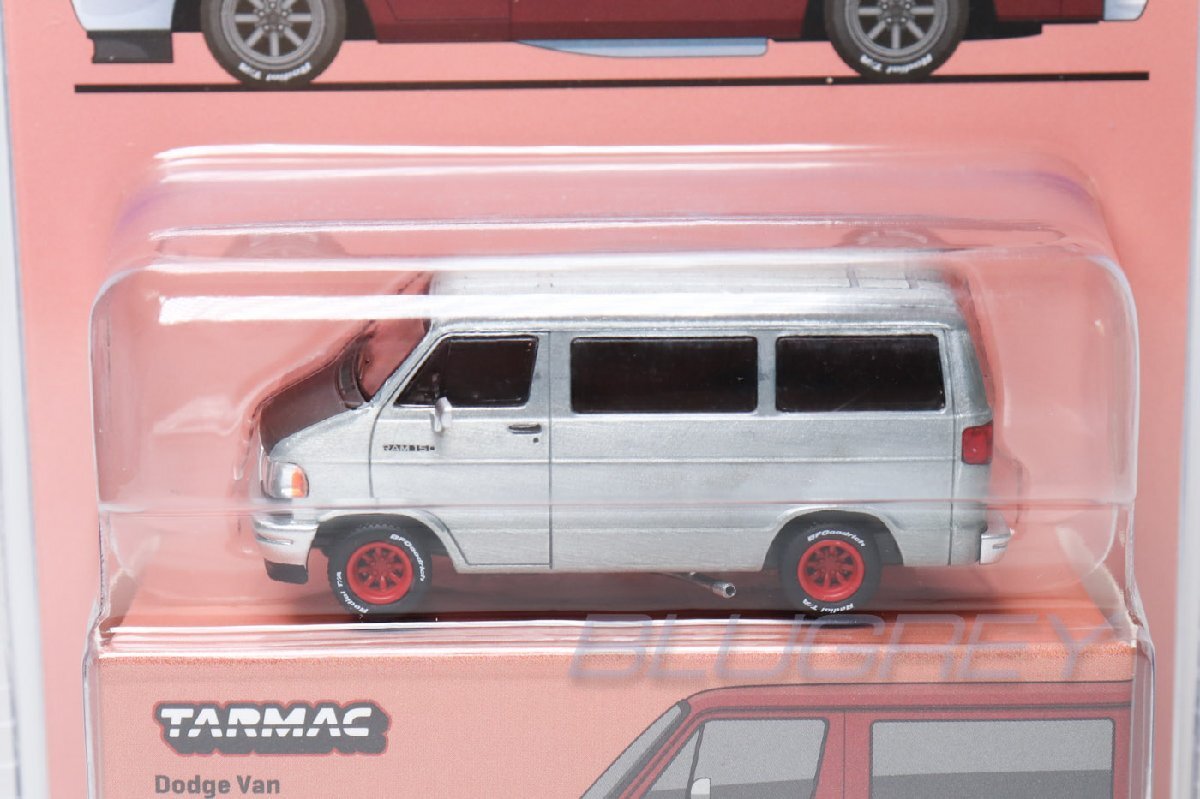 【レア！チェイス】ターマックワークス 1/64 ダッジ バン レッド Tarmac Works Dodge Van Red MiJo限定 T64G-TL032-REの画像2