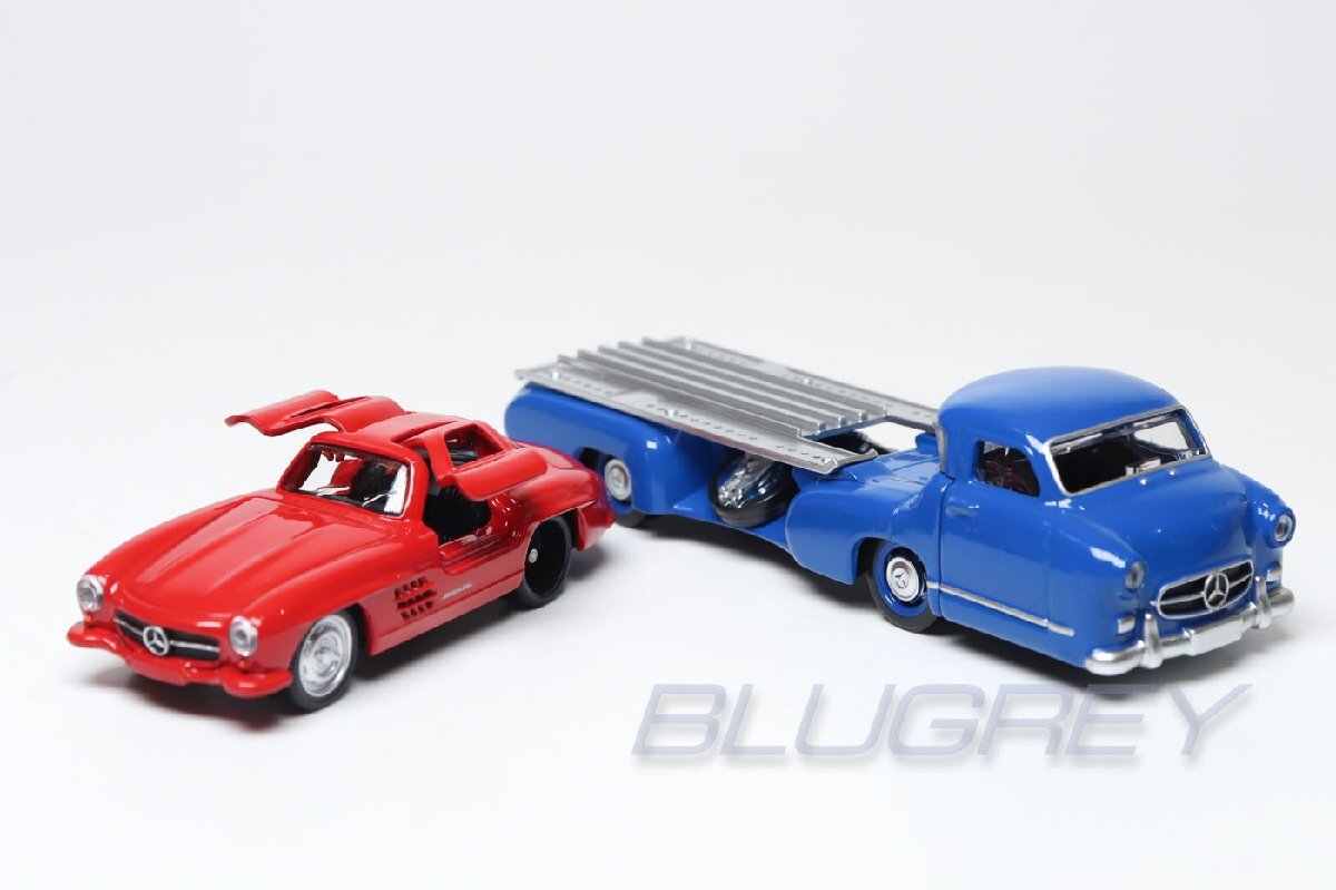 【アウトレット】ノレブ 1/64 メルセデスベンツ レン トランスポーター + SL 1955 セット 積載車 NOREV MB Renntransporter + SL 311002_画像1