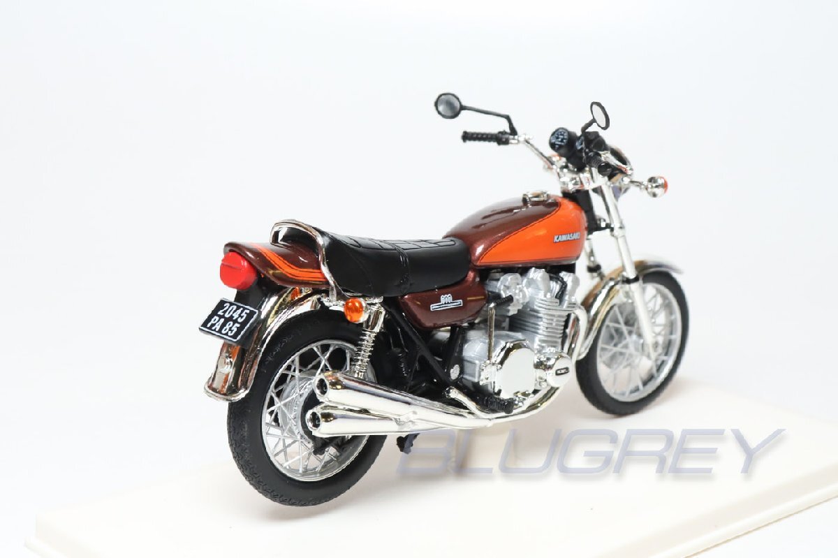ノレブ 1/18 カワサキ Z900 1973 ブラウン / オレンジ バイク モーターサイクル NOREV KAWASAKI_画像2
