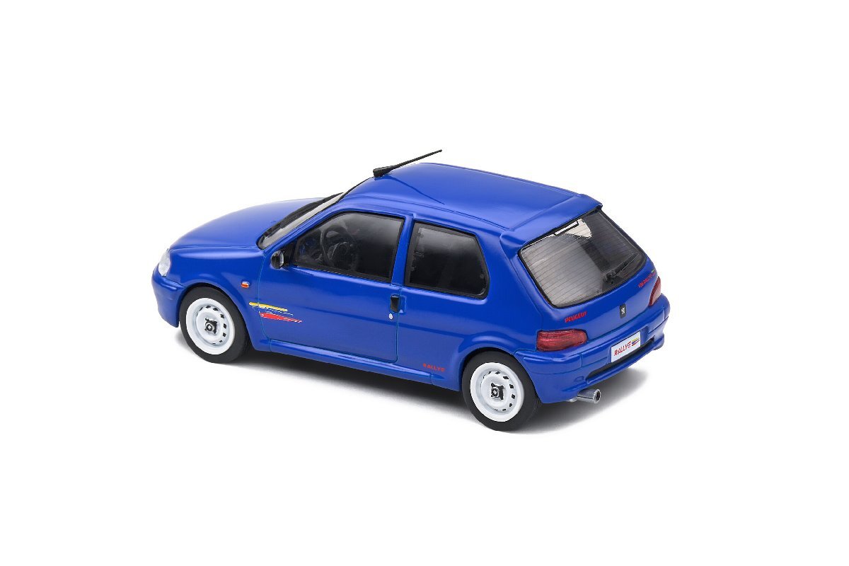  Solido 1/43 Peugeot 106 phase 2 Rally 1955 blue SOLIDO PEUGEOT 106 BLEU SANTORIN minicar 