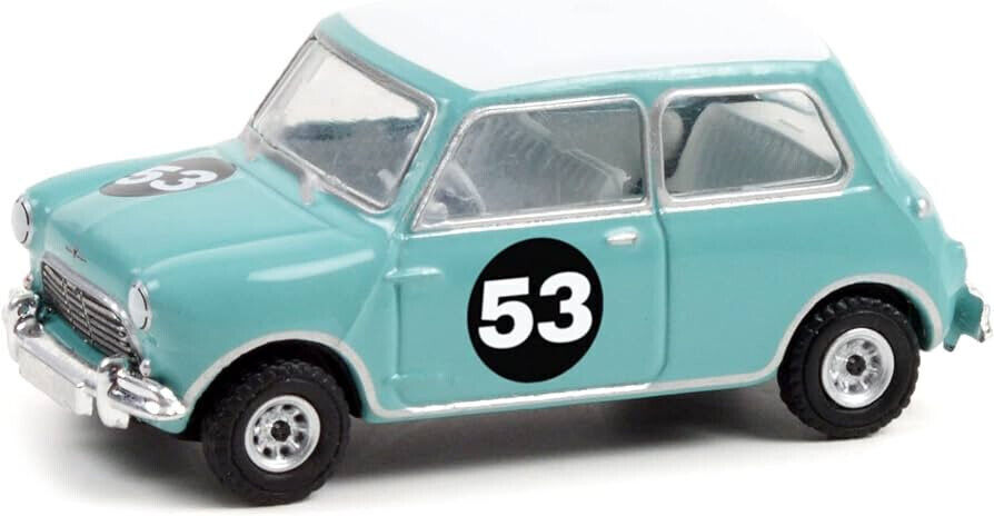 グリーンライト 1/64 モーリス ミニ クーパー S ブルー Greenlight Vintage Ad Cars Morris Mini Cooper S ミニカー_画像2