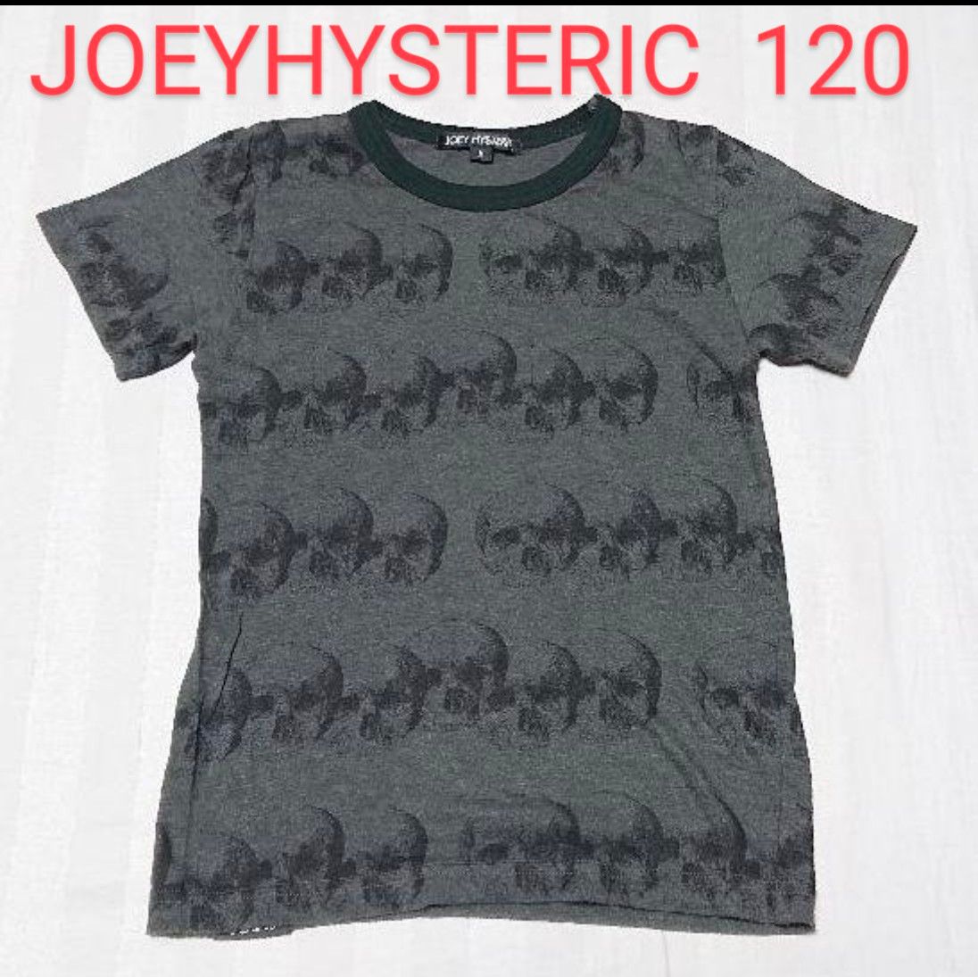 ジョーイヒステリック ドクロ柄Tシャツ/M/120//HYSTERICMINIヒステリックグラマーヒステリックミニ