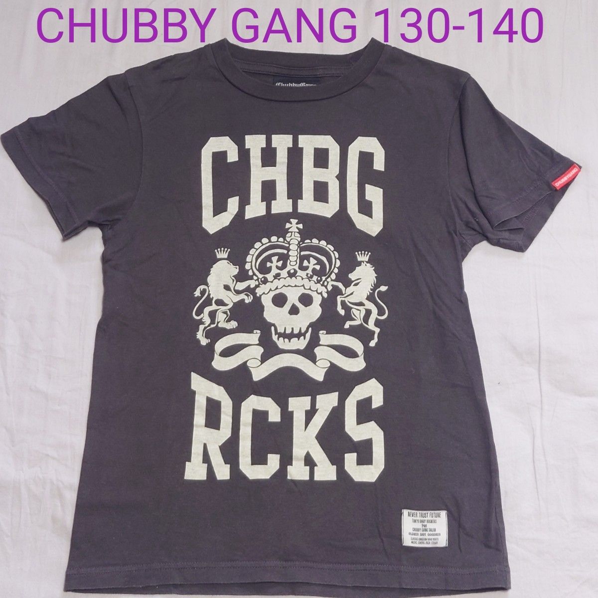 チャビーギャング　CHBG RCKS Tシャツ/130-140