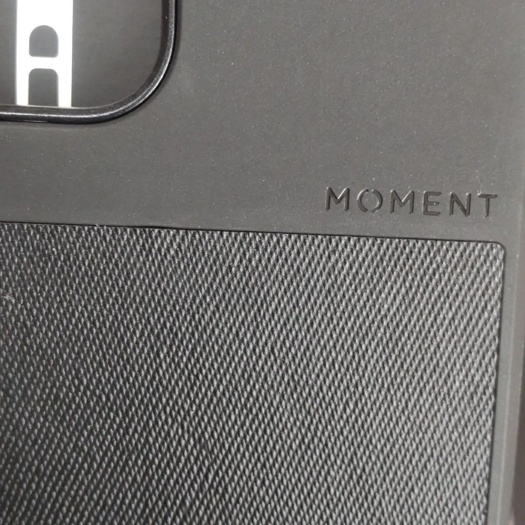 【匿名配送・新品】スマホケース iPhone 12 Mini カバー MOMENT 黒 軽量 スリム 丈夫 衝撃吸収 持ちやすい 滑りにくい スタイリッシュ