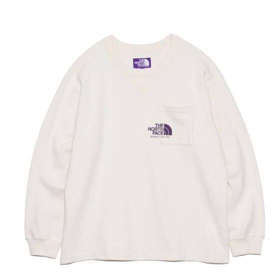 S 新品タグ付 ノースフェイス パープルレーベル フィールド ロングスリーブ グラフィックティ Field Long Sleeve Graphic Tee NT3405N 白_画像1