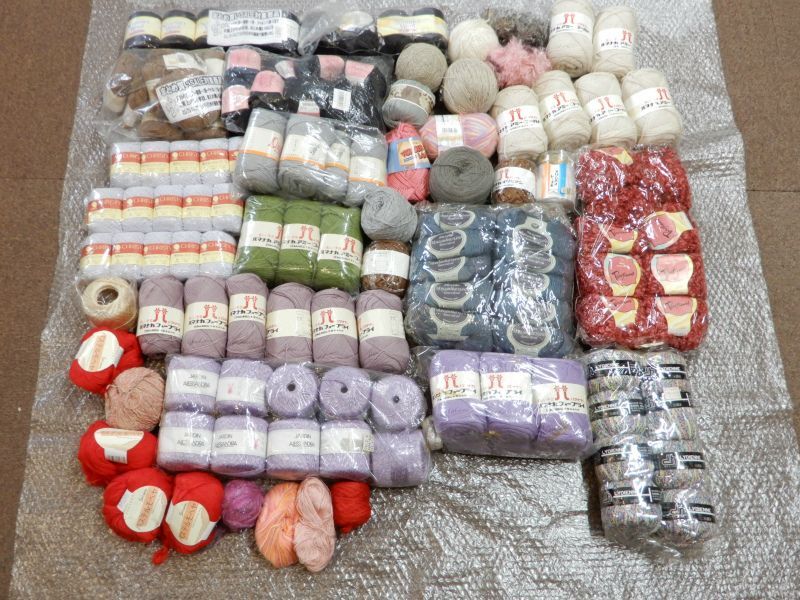 1円〜 未検品 毛糸 等 大量 おまとめセット！ その48 約6キロ 練習用に 手芸 現状渡し_画像1