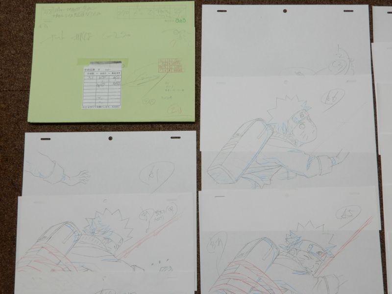  anime NARUTO 148 story C-No.270 cell picture for original picture 21 sheets / animation 50 sheets and more . summarize set! Naruto long-term keeping goods present condition delivery 