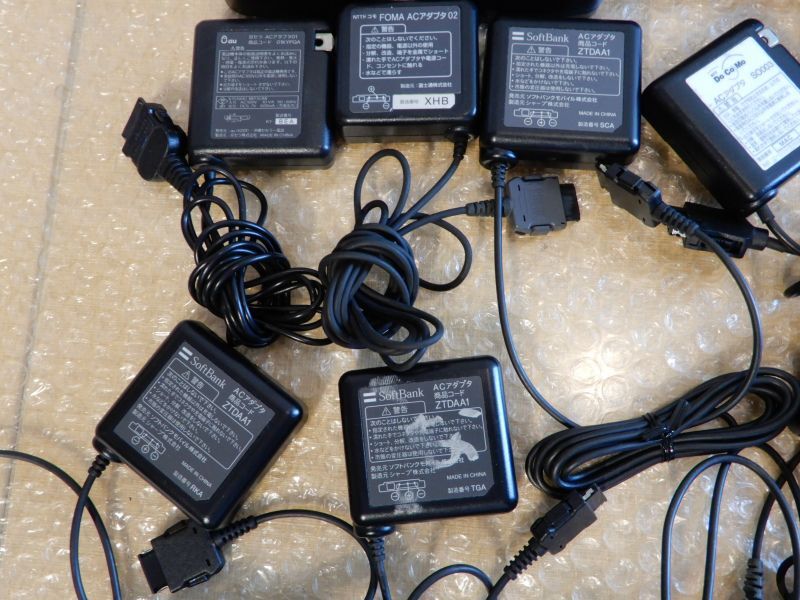  not yet inspection goods galake- for charger AC adaptor /dok various . summarize set! DoCoMo / au / SoftBank another PSE Mark has confirmed present condition delivery 