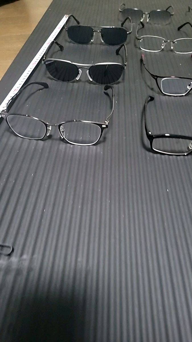 メガネ 幅 大きめ 複数 サングラス 眼鏡 フレーム 度入り