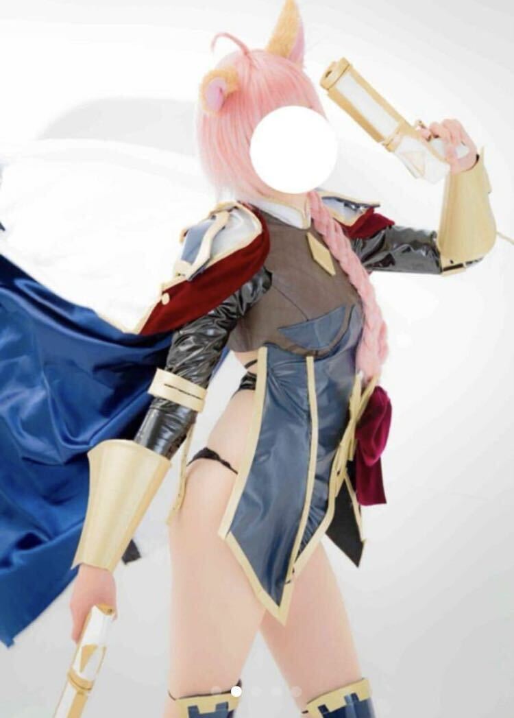 グランブルーファンタジー グラブル エッセル コスプレ 衣装 ウィッグ付 レオタード マント Mサイズ_画像2