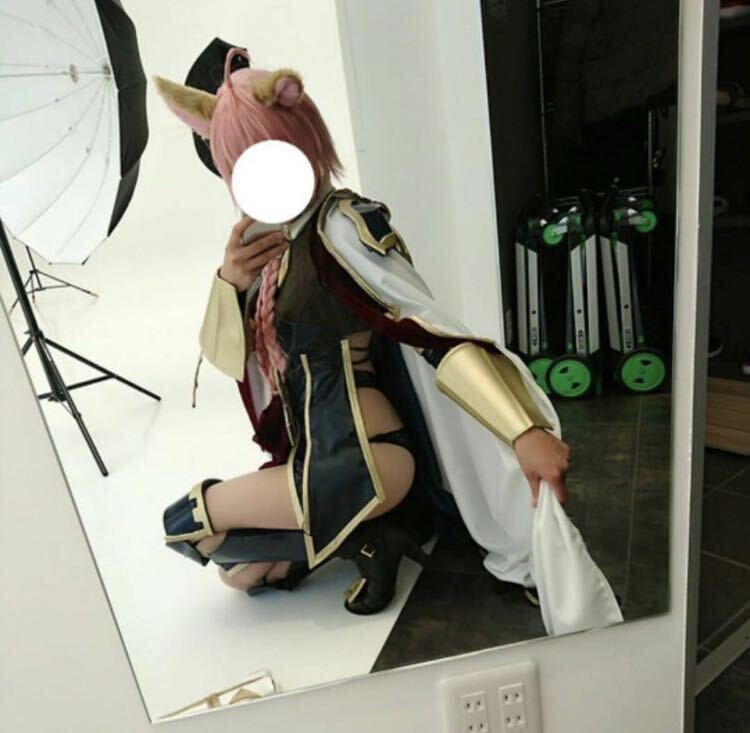 グランブルーファンタジー グラブル エッセル コスプレ 衣装 ウィッグ付 レオタード マント Mサイズ_画像4