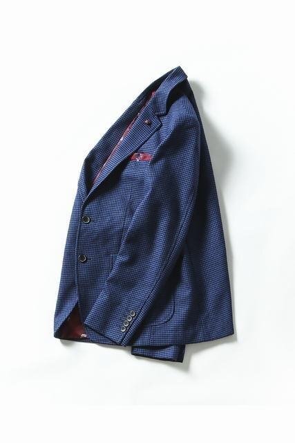 XZLG紺（50B L度）新品 完売■紳士 2釦wool 49% メンズ ウール テーラードジャケット ライトグレー WOOL ブレザー_画像2