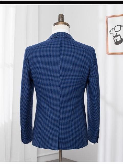 XZLG紺（50B L度）新品 完売■紳士 2釦wool 49% メンズ ウール テーラードジャケット ライトグレー WOOL ブレザー_画像8