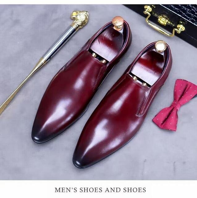 XX-25835 wine red /職人手作り 44サイズ27.cm程度 【新品未使用】 高品質 人気新品 メンズ シューズ ビジネスシューズ 職人手作り 本革_画像4