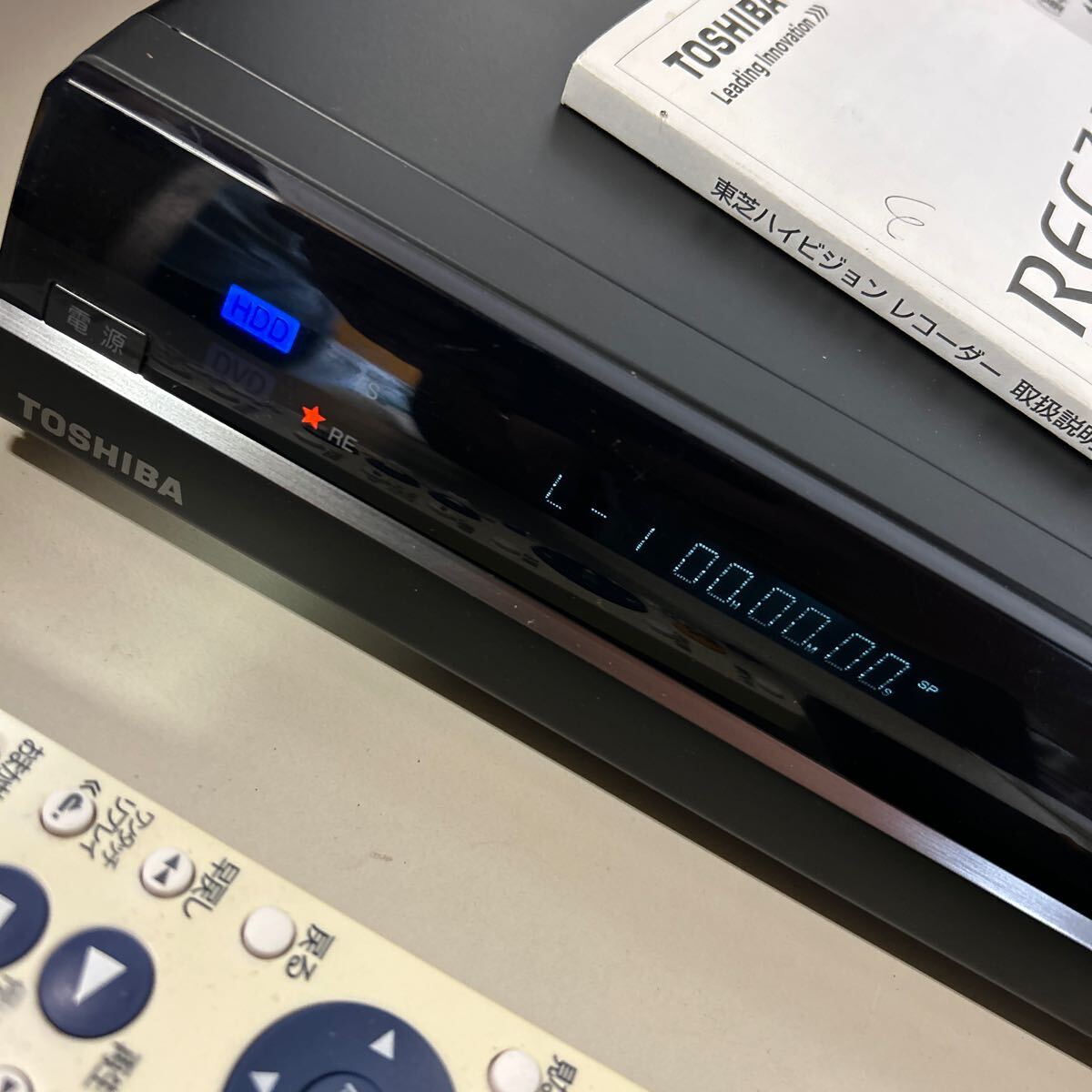 TOSHIBA RD-R100 東芝HDD&DVDビデオレコーダー　通電OK 動作未確認　ジャンク　現状_画像3