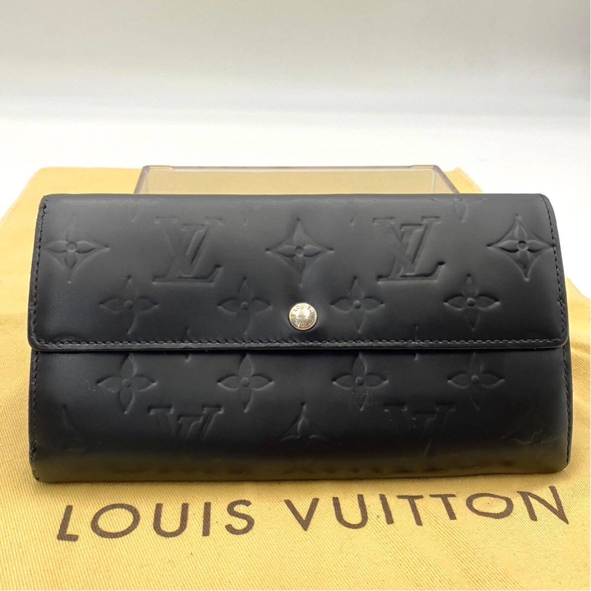 美品 ルイ ヴィトン ヴェルニ サラ 二つ折り長財布 ブラック モノグラム ビトン ジッピー ウォレット LOUIS VUITTONの画像2