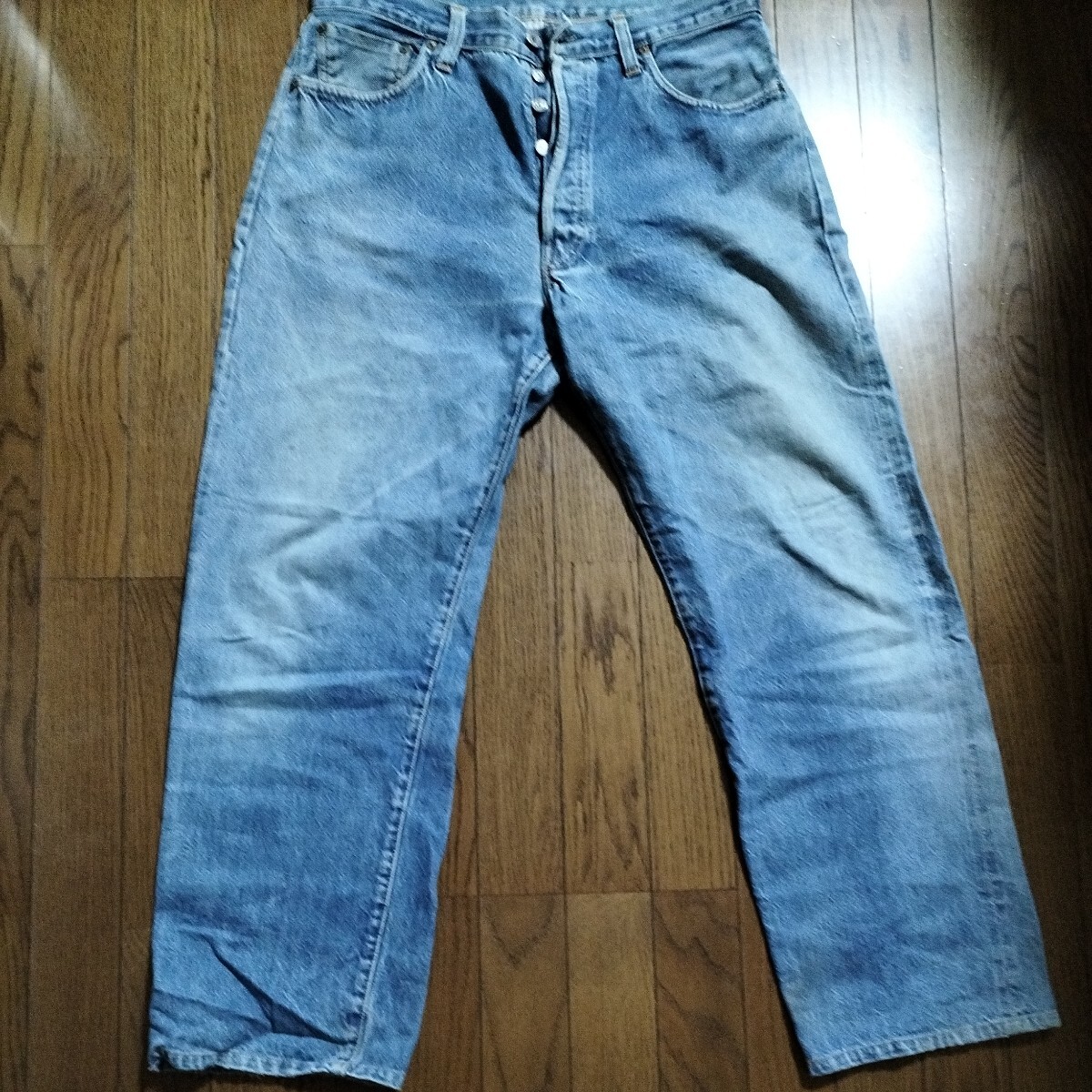 USA製 90年代 Levi's 501 ビンテージ デニム 36×36 刻印555 MADE IN USA 90s バレンシア工場 _画像2