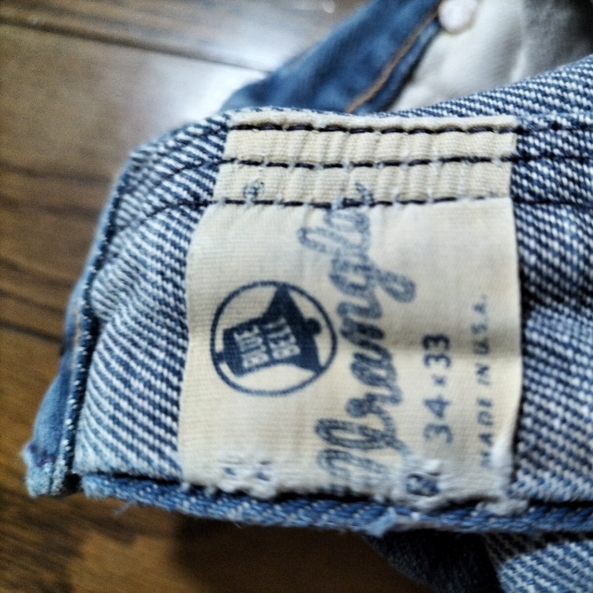  Vintage USA made Wrangler Wrangler Denim pants zipper 