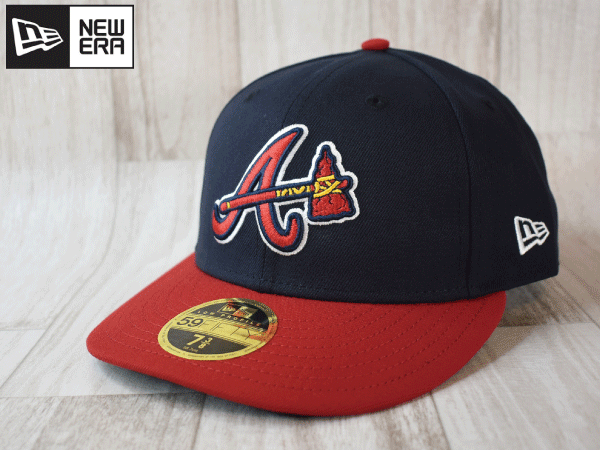 J50《未使用品》NEW ERA ニューエラ Low Profile【7-3/8 58.7cm】MLB ATLANTA BRAVES ブレーブス 帽子 キャップの画像1