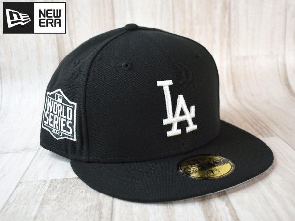 J54《未使用品》NEW ERA ニューエラ【7-3/4 - 61.5cm】MLB LA DODGERS ドジャース サイドパッチ 帽子 キャップ_画像1