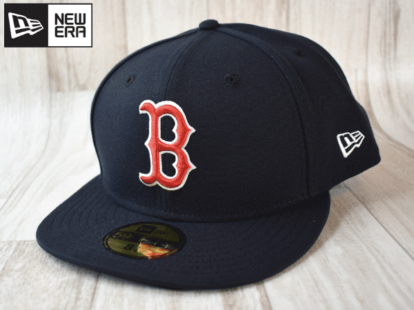 J52《未使用品》NEW ERA ニューエラ【8-1/4 - 65.4cm】ビッグサイズ MLB BOSTON RED SOX レッドソックス 帽子 キャップ_画像1