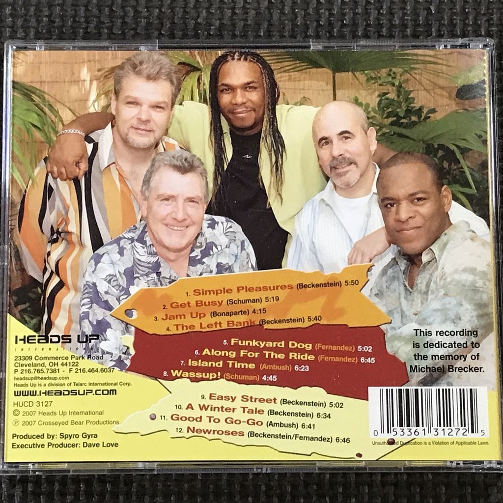 スパイロ・ジャイラ SPYRO GYRA Good to go-go