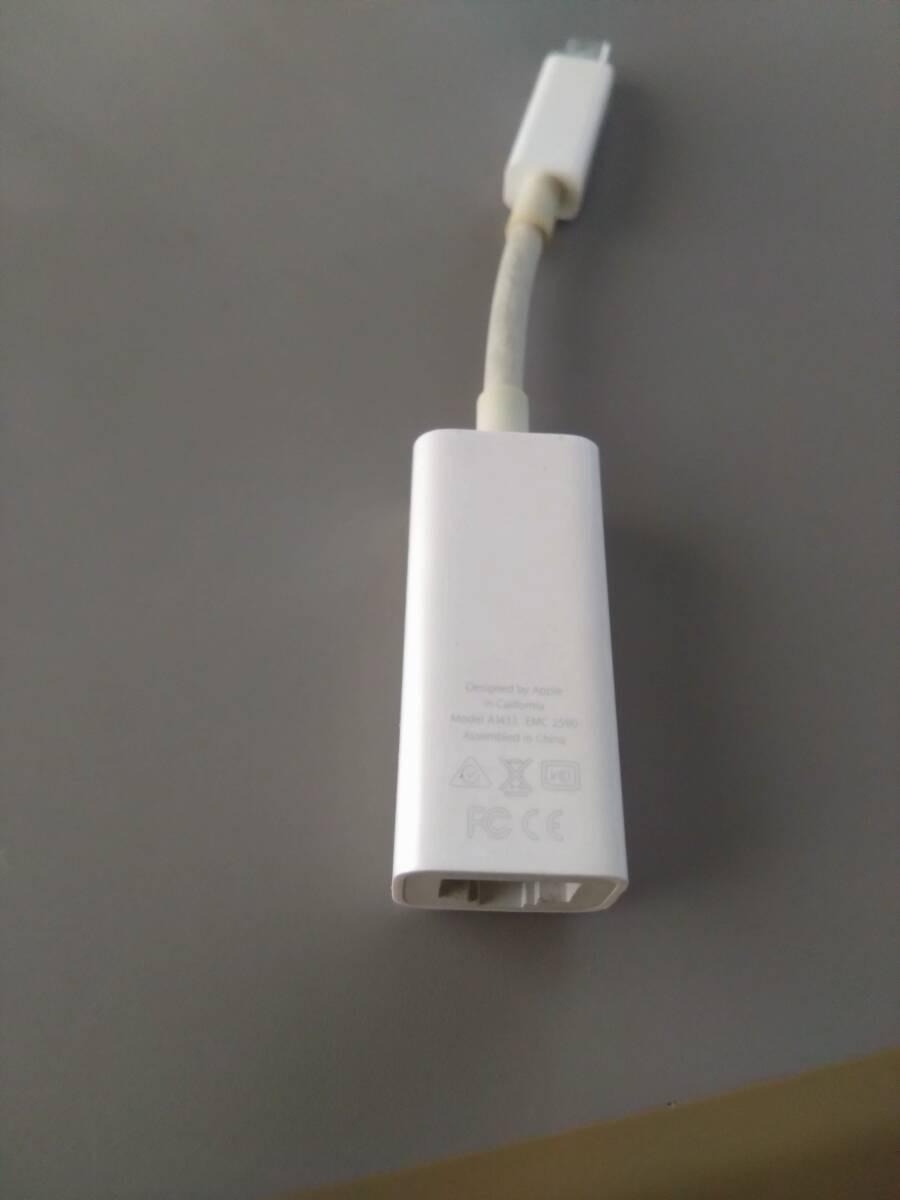 Apple Thunderbolt to Gigabit Ethernet Adapter A1433 Mac LANケーブルアダプター