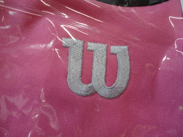 Wilson　ウィルソン　ゲームシャツ　ハーフスリーブイシャツ　WTA18HSNP　サイズL　　新品　ラスト一点物_画像3