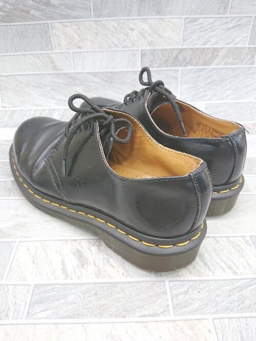 ◇ Dr.Martens ドクターマーチン ラウンドトゥ ステッチ ローファー シューズ サイズEU37 ブラック レディース P_画像2