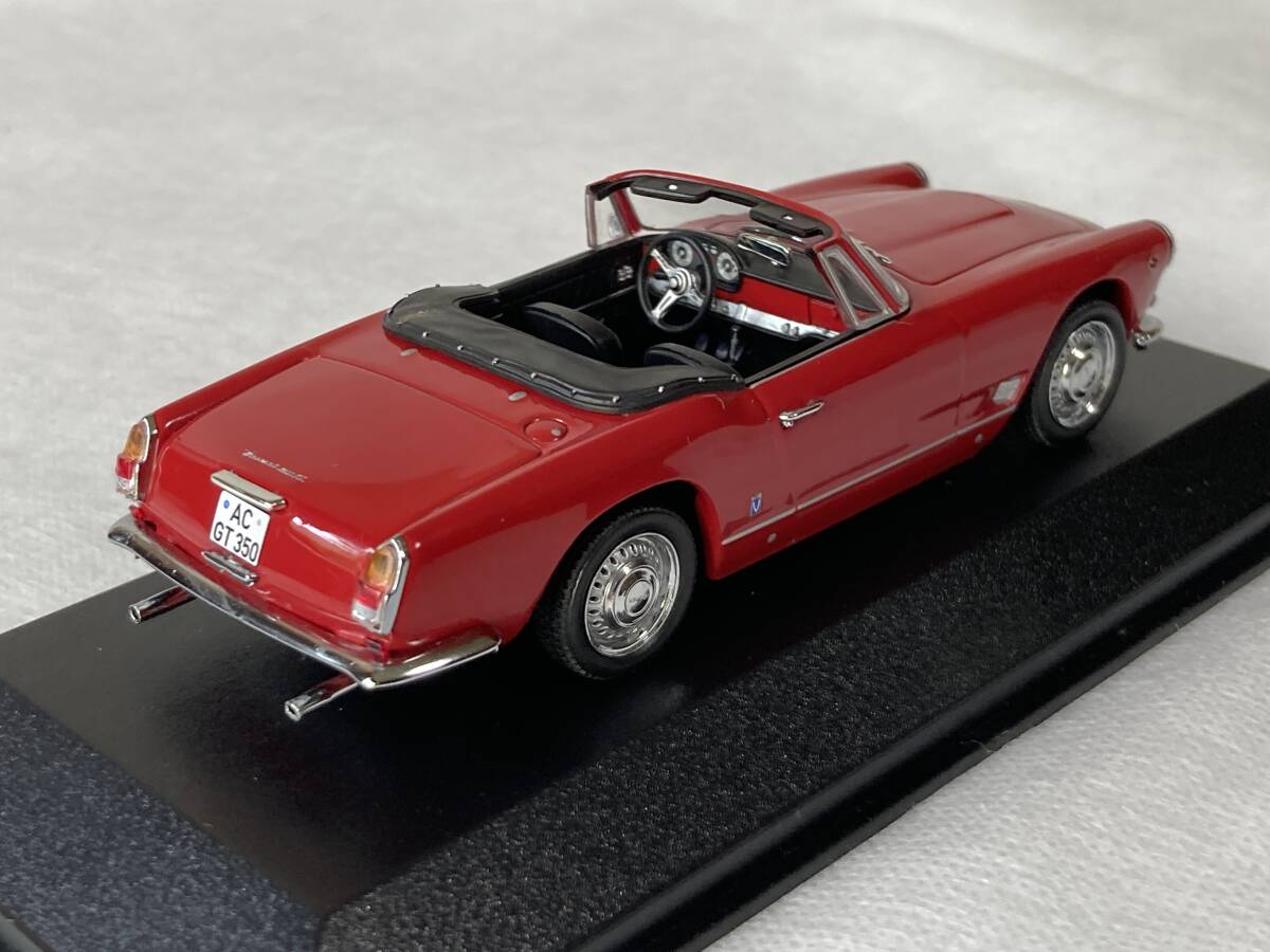 当時物★未使用！MINICHAMPS・1/43・マセラッティー 3500 GT・1961年式・MASERATI Vignale Spider・Red・ミニチャンプ_画像3