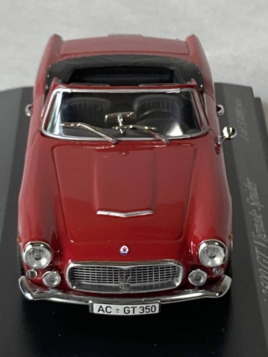 当時物★未使用！MINICHAMPS・1/43・マセラッティー 3500 GT・1961年式・MASERATI Vignale Spider・Red・ミニチャンプ_画像6