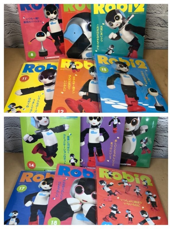 ディアゴスティーニ 週刊Robi2 パーツ付き組立マガジン 8～80巻セット 240429SK510092の画像2