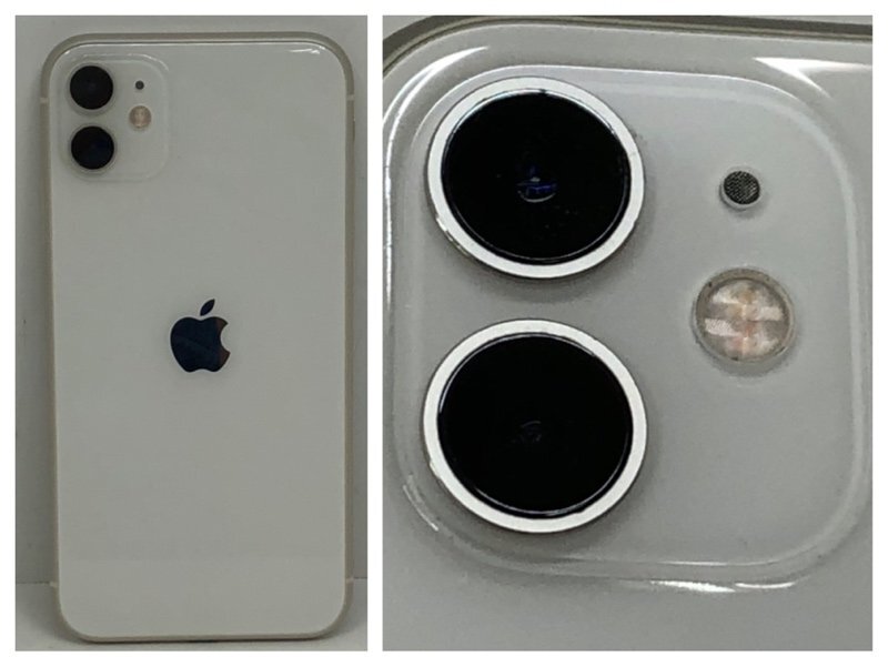 Apple iPhone 11 MWLU2J/A A2221 64GB ホワイト 利用制限 docomo 〇 240506SK220289の画像7