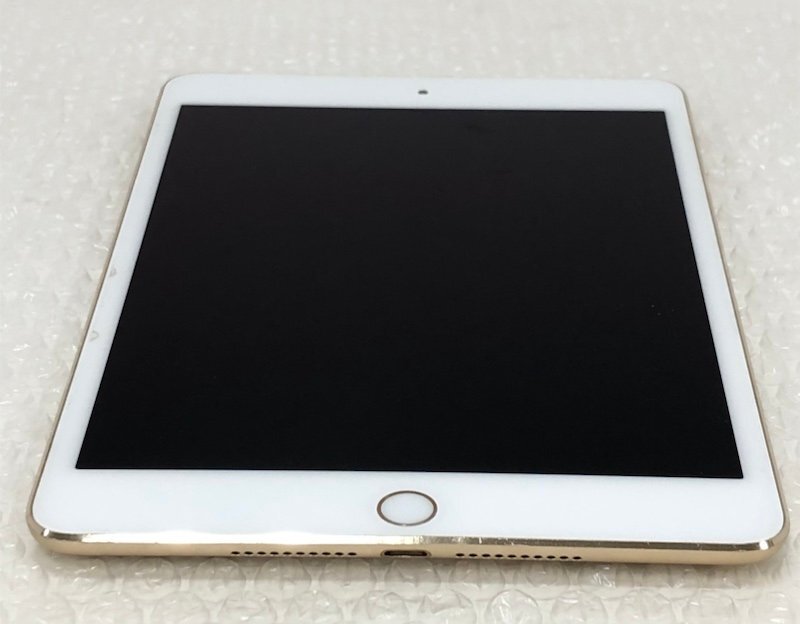 【ジャンク】Apple iPad mini 4 A1550 MK712J/A ゴールド 16GB docomo利用制限〇 アクティベーションロック有り 本体のみ 230727SK260296_画像5