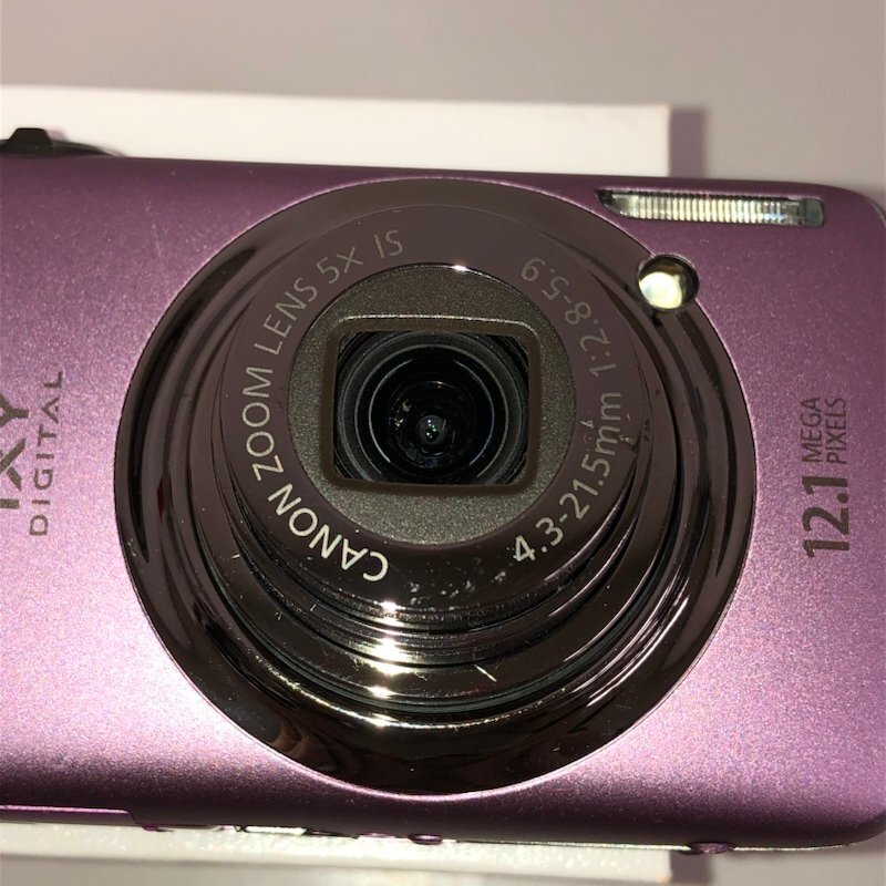 Canon キヤノン コンパクトデジタルカメラ IXY DIGITAL 930 IS パープル 240327SK170681_画像8