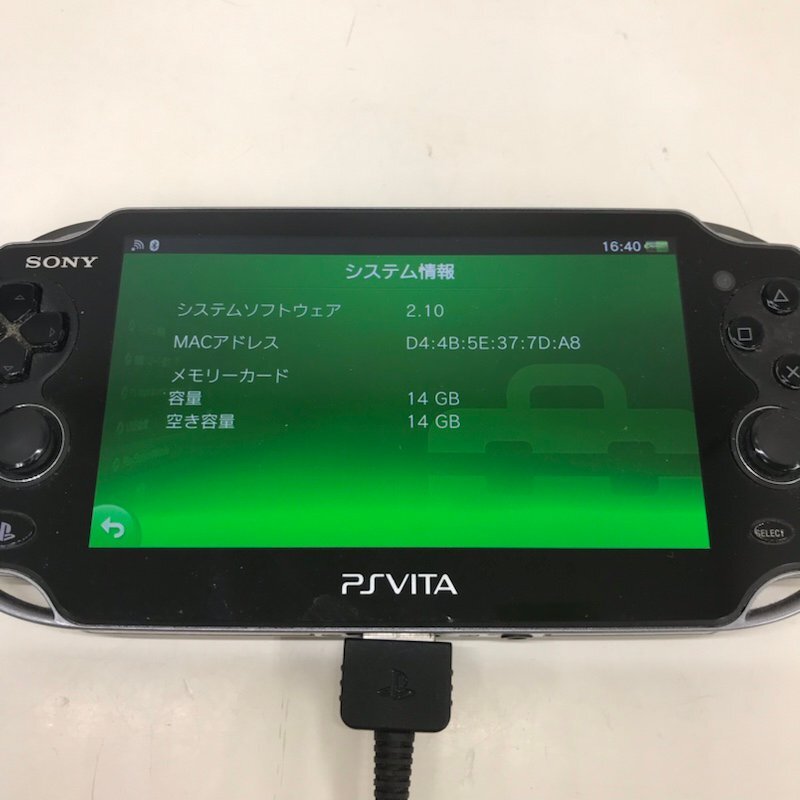 Playstation Vita PlayStation Vita Wi-Fi model PCH-1000 crystal * black 230822SK250622