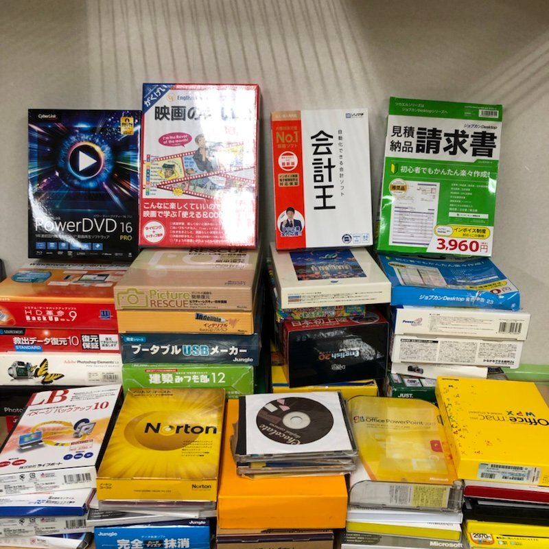 【ジャンク】 PCソフト まとめ売り 会計王 見積納品請求書 一太郎 建築みつも郎 他 多数 240419RM490684の画像1