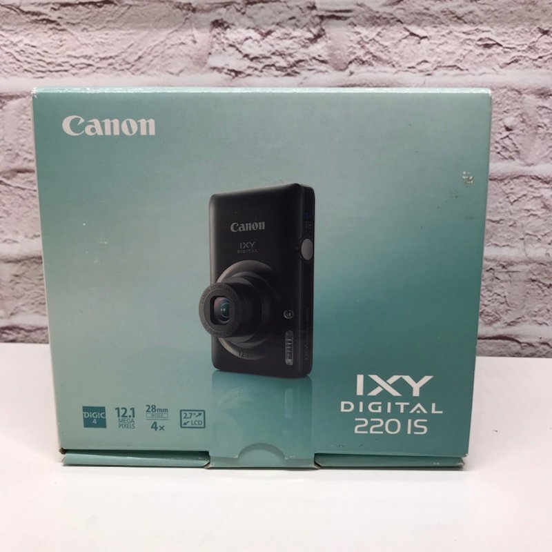Canon IXY DIGITAL 220 IS ブラック IXYD220IS コンパクトデジタルカメラ キヤノン 240222SK360009の画像6